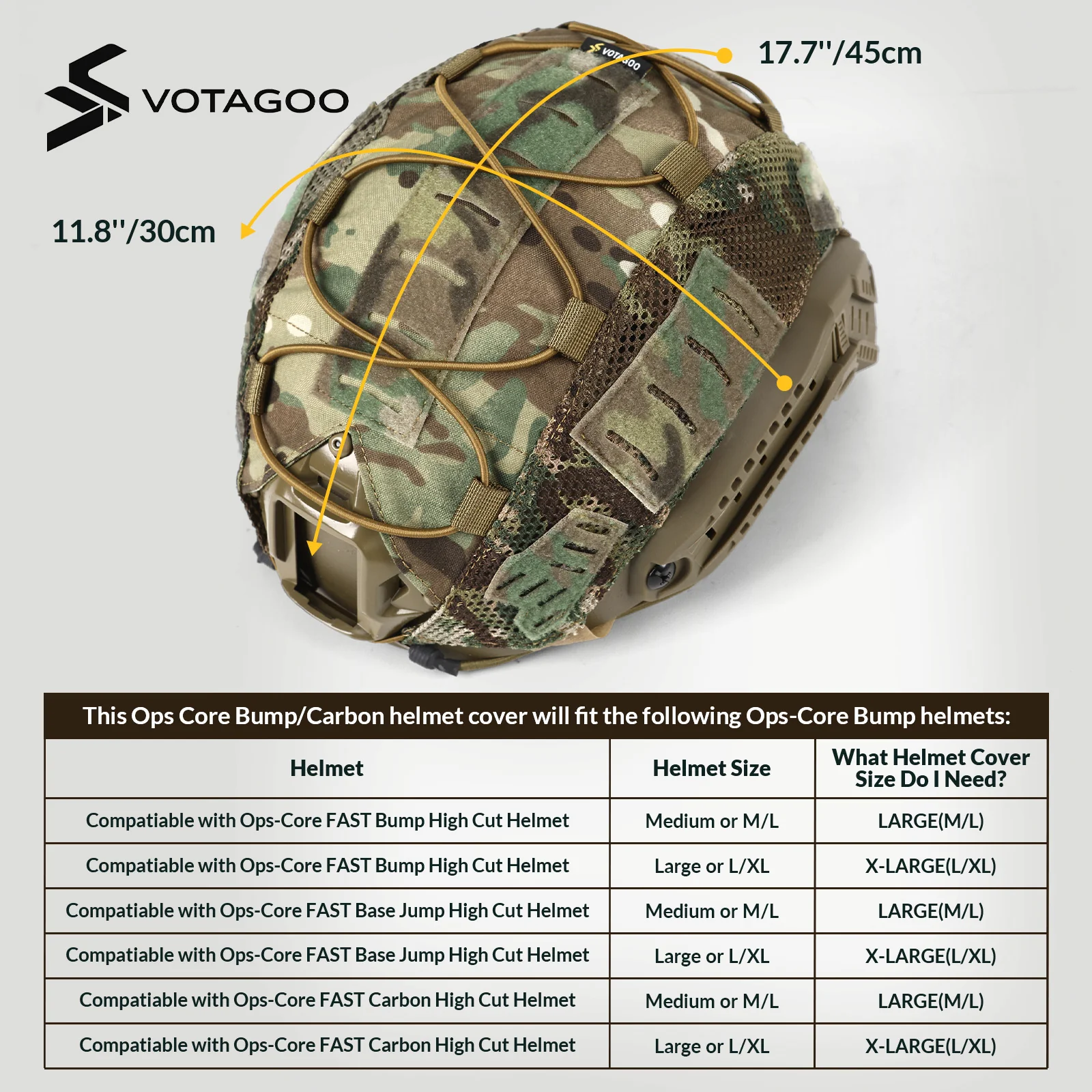 VOTAGOO® Tactical Helmet Cover - Image 3