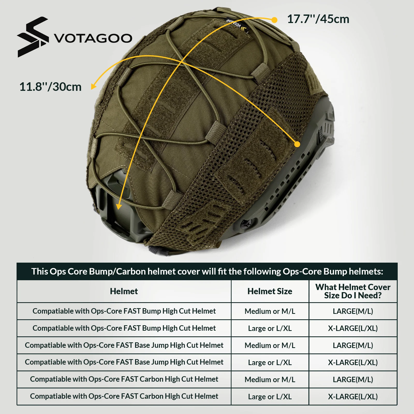 VOTAGOO® Tactical Helmet Cover - Image 5