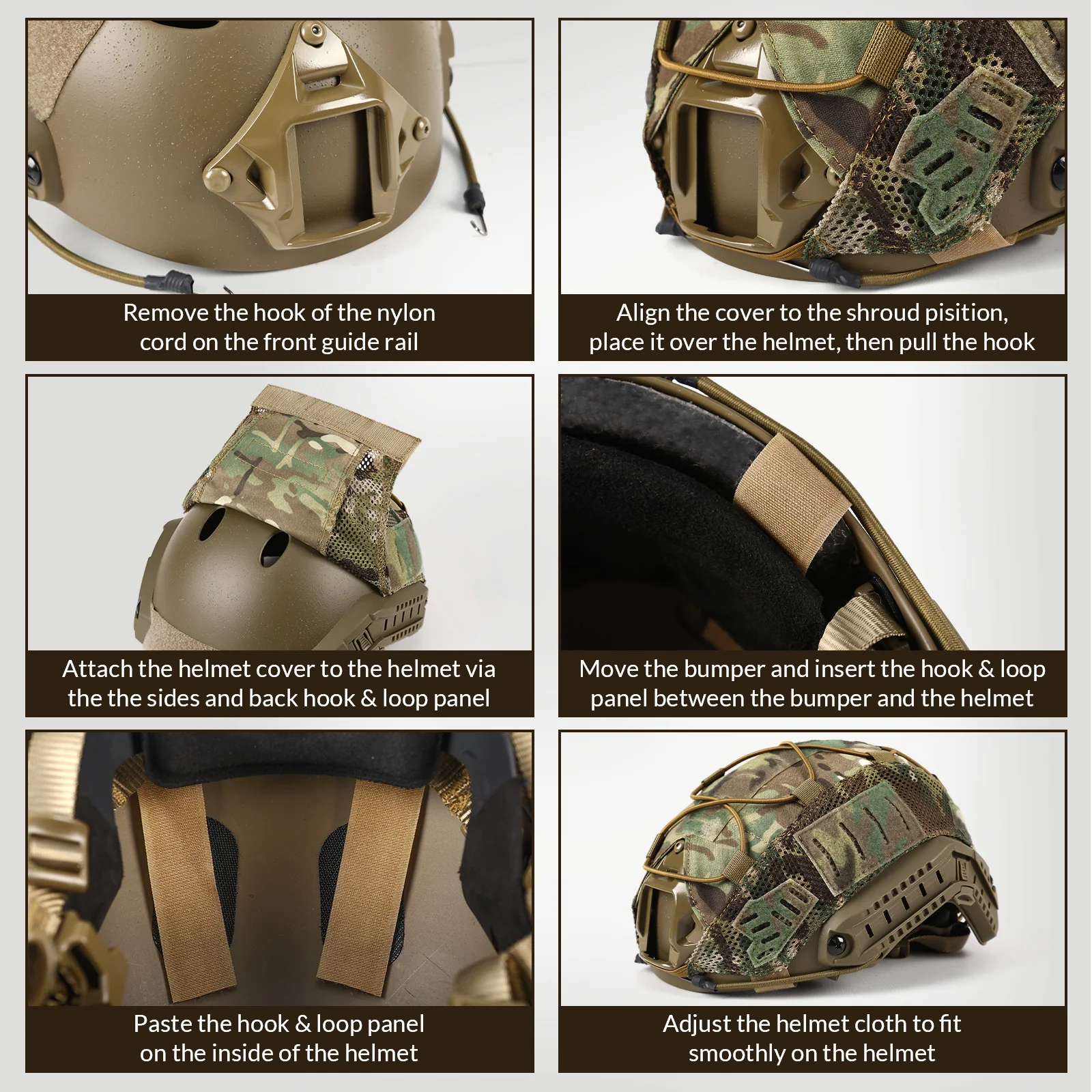 VOTAGOO® Tactical Helmet Cover - Image 8