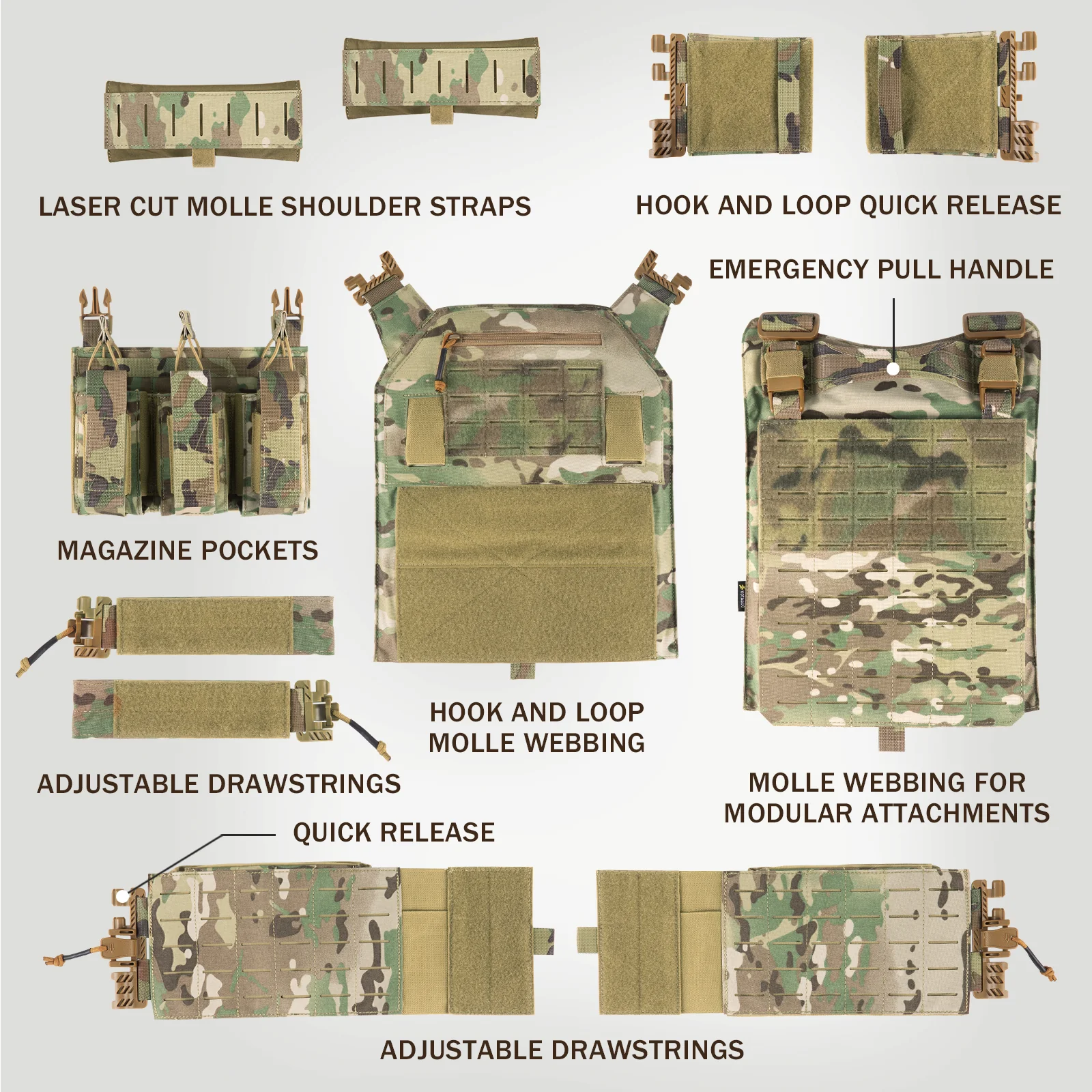 VOTAGOO® Tactical Military Vest - Image 5