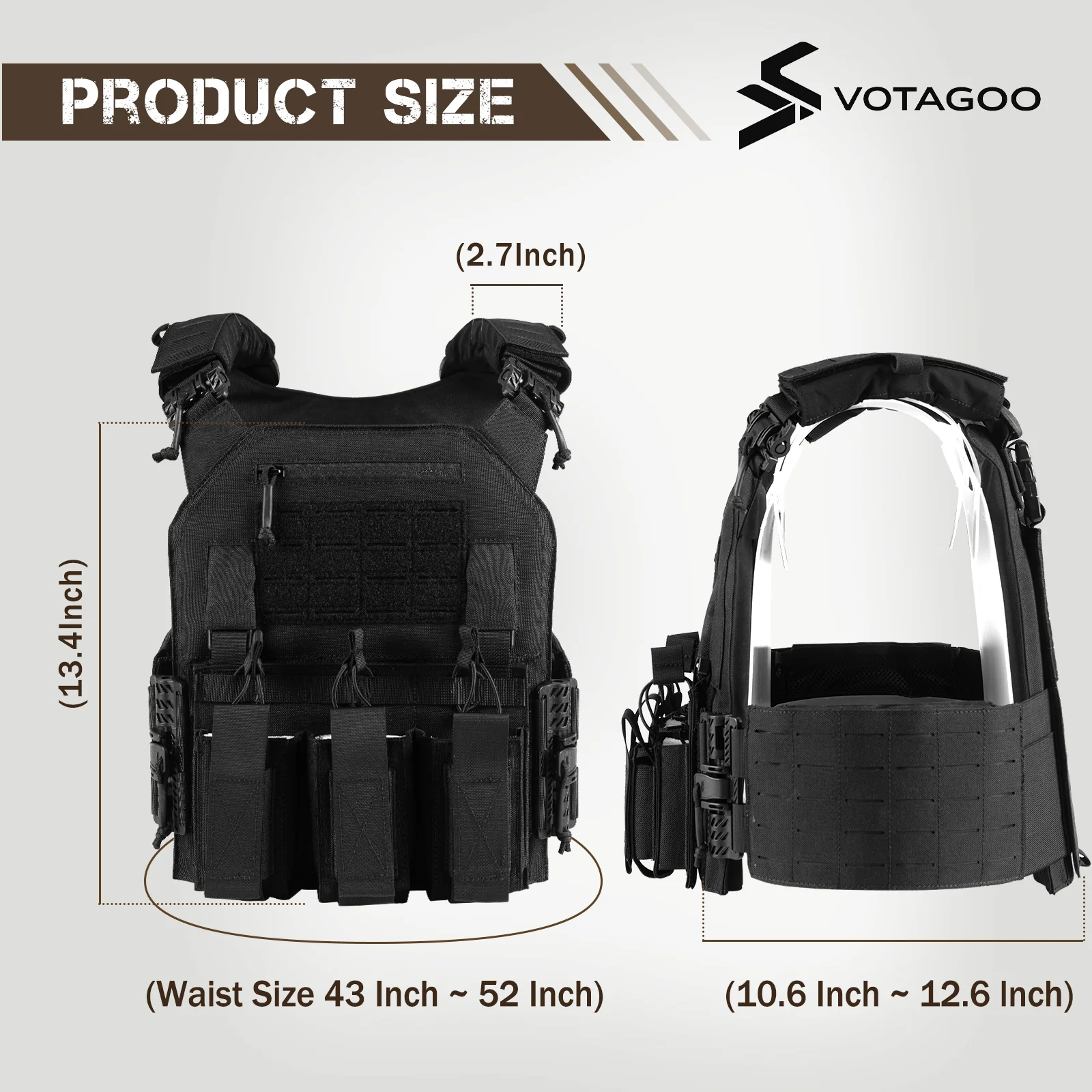 VOTAGOO® Tactical Military Vest - Image 9