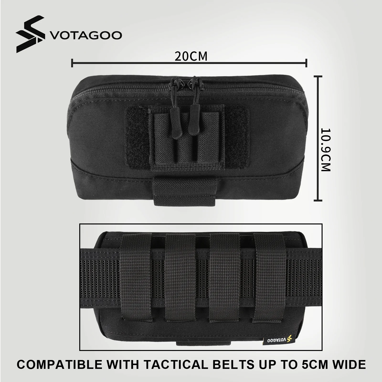 VOTAGOO® Tactical Molle Admin Pouch - Image 11