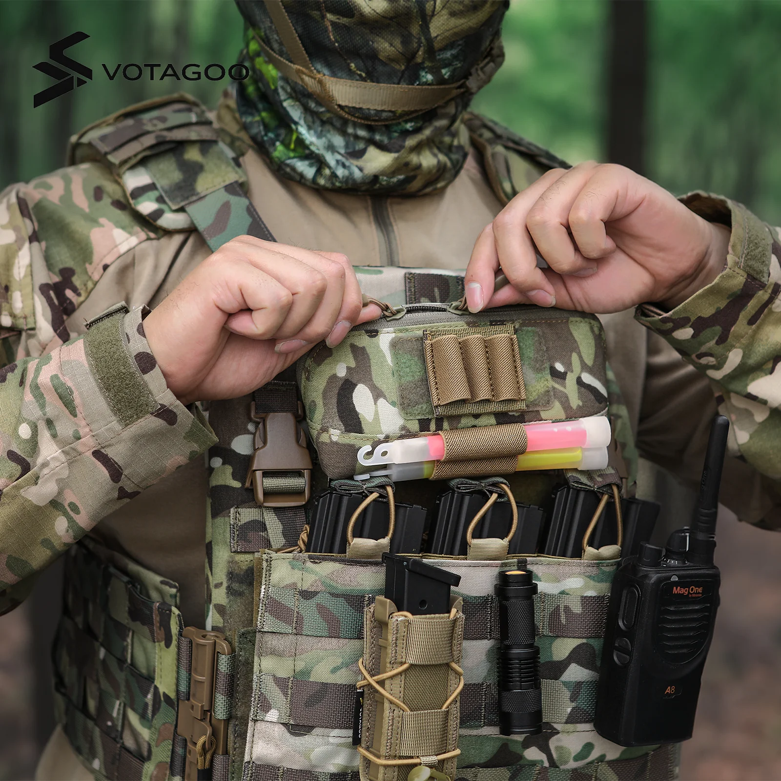 VOTAGOO® Tactical Molle Admin Pouch - Image 5