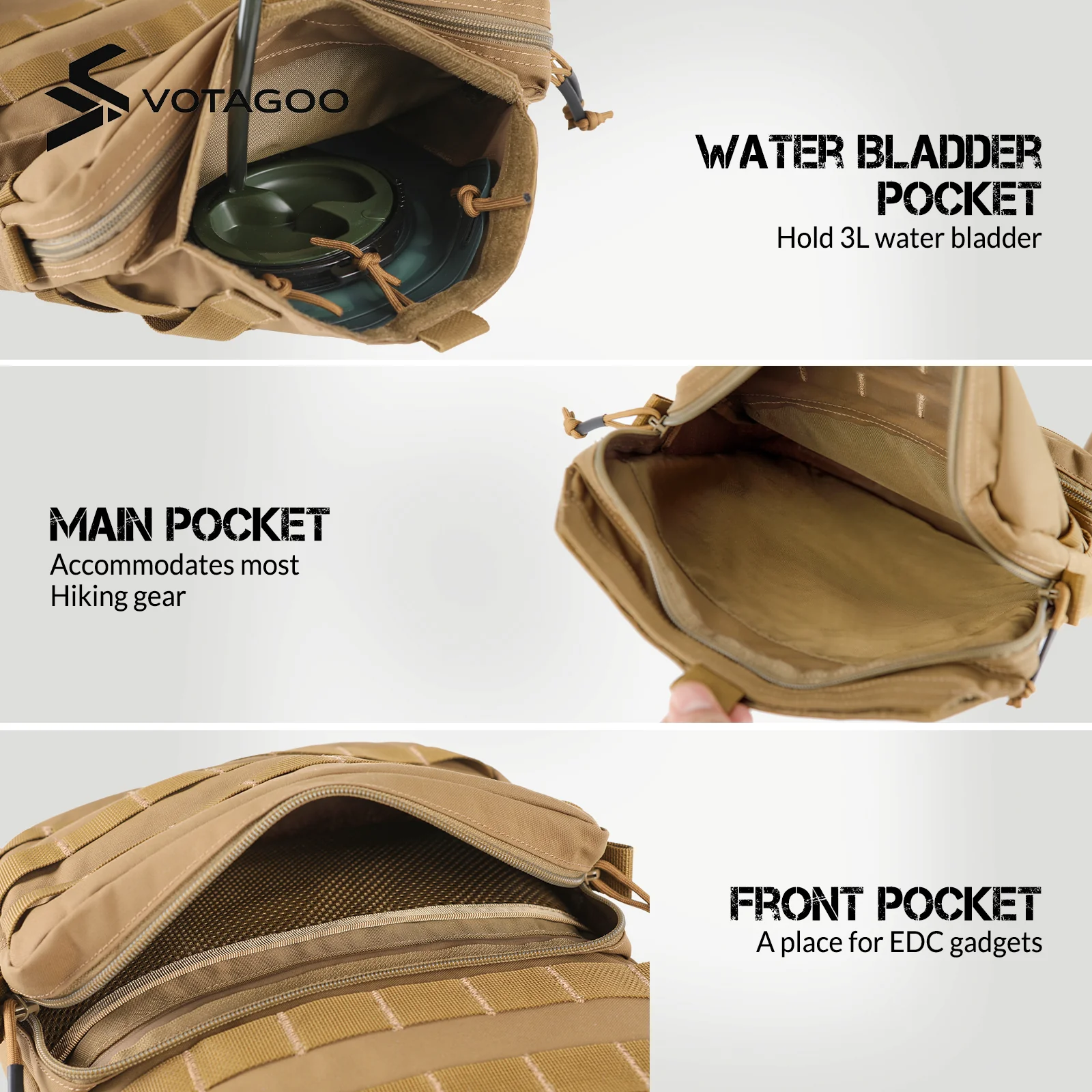 VOTAGOO® Tactical Molle Hydration Pack 3L - Image 10