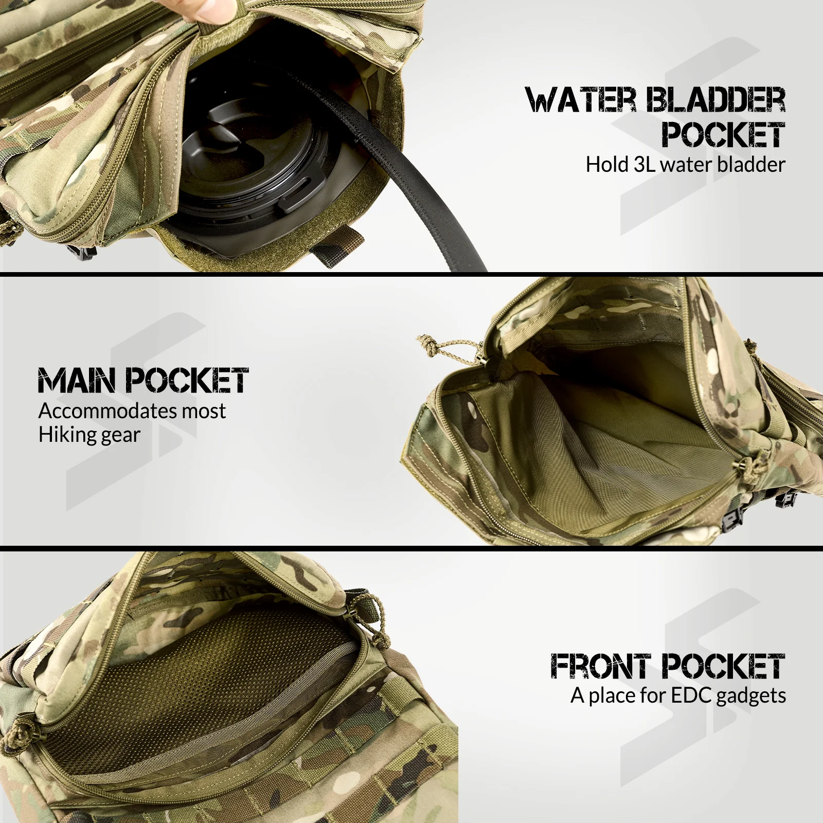 VOTAGOO® Tactical Molle Hydration Pack 3L - Image 16