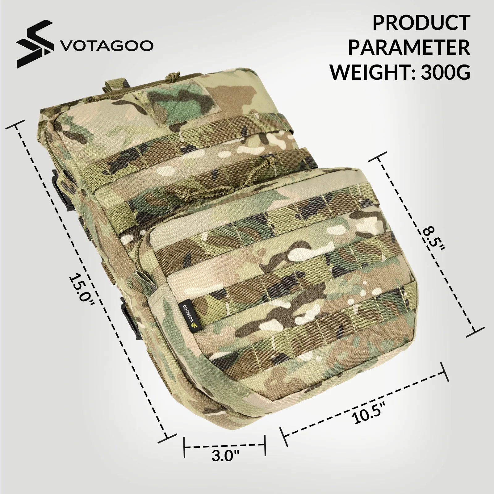 VOTAGOO® Tactical Molle Hydration Pack 3L - Image 17