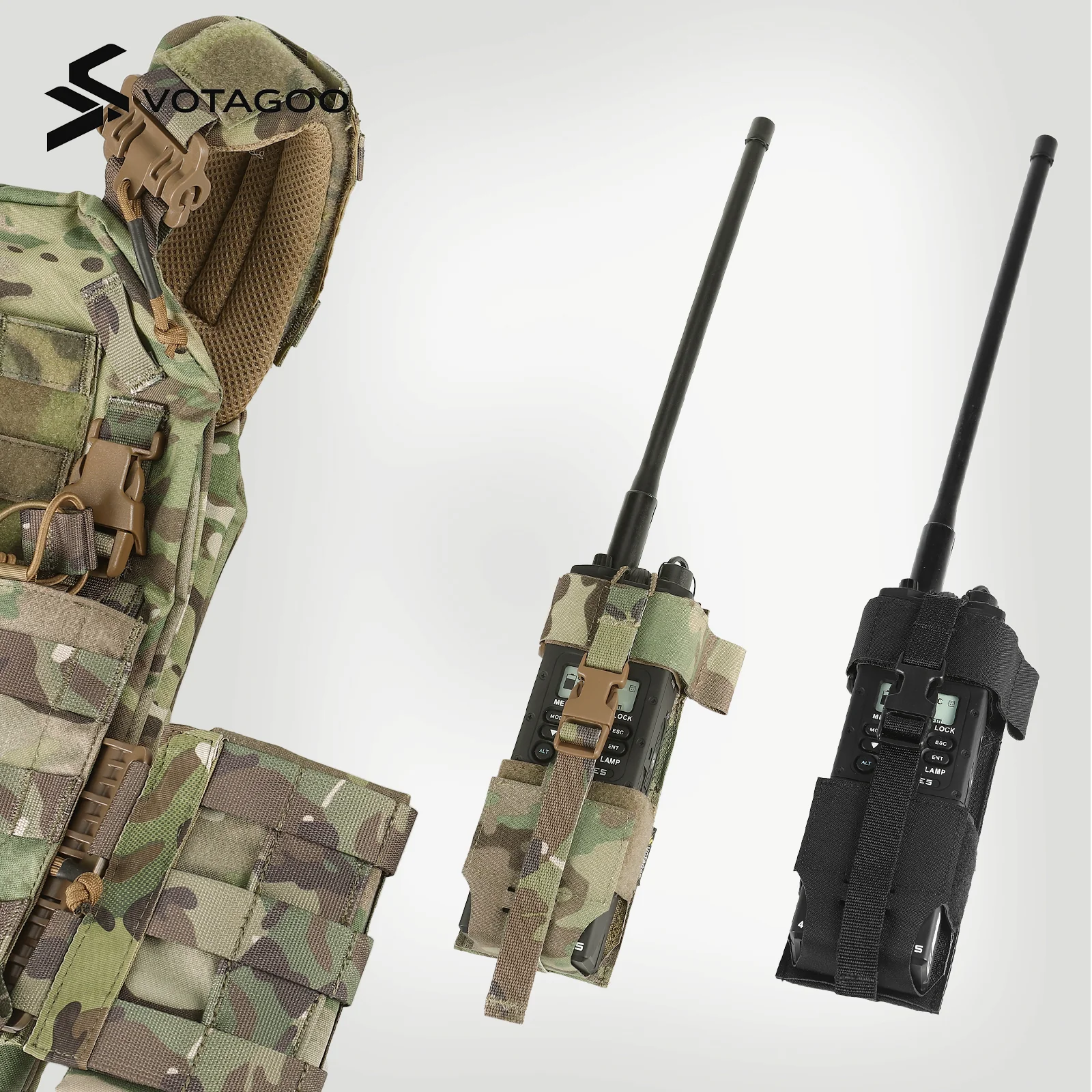 VOTAGOO® Tactical Radio Holster Holder Case - Image 2