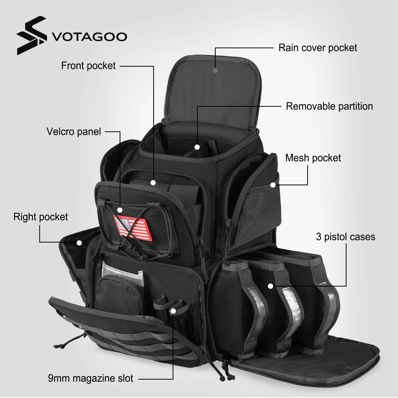 VOTAGOO® Tactical Range Backpack Version - Image 11