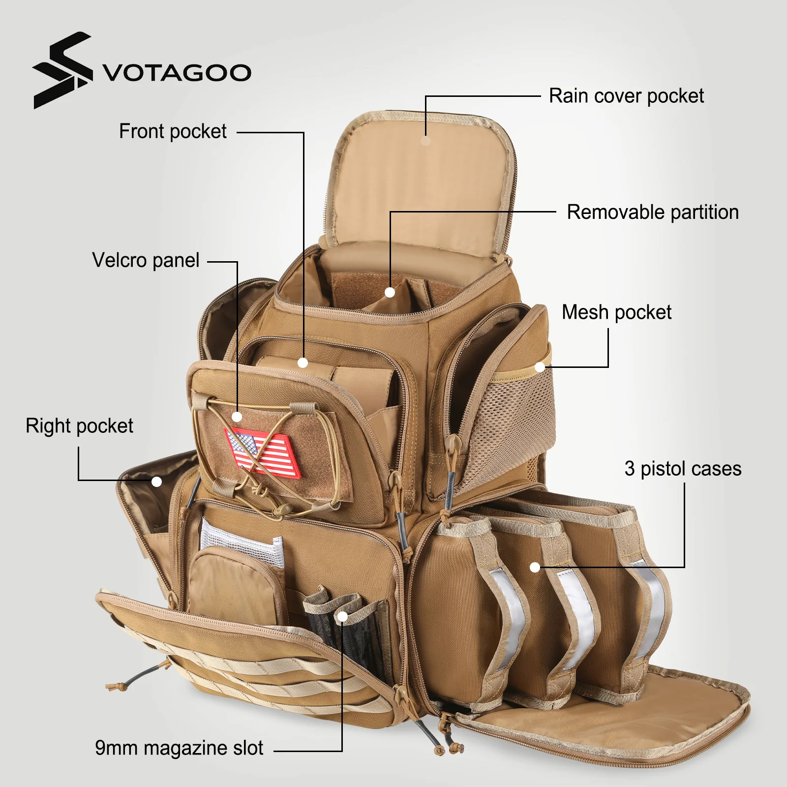 VOTAGOO® Tactical Range Backpack Version - Image 4