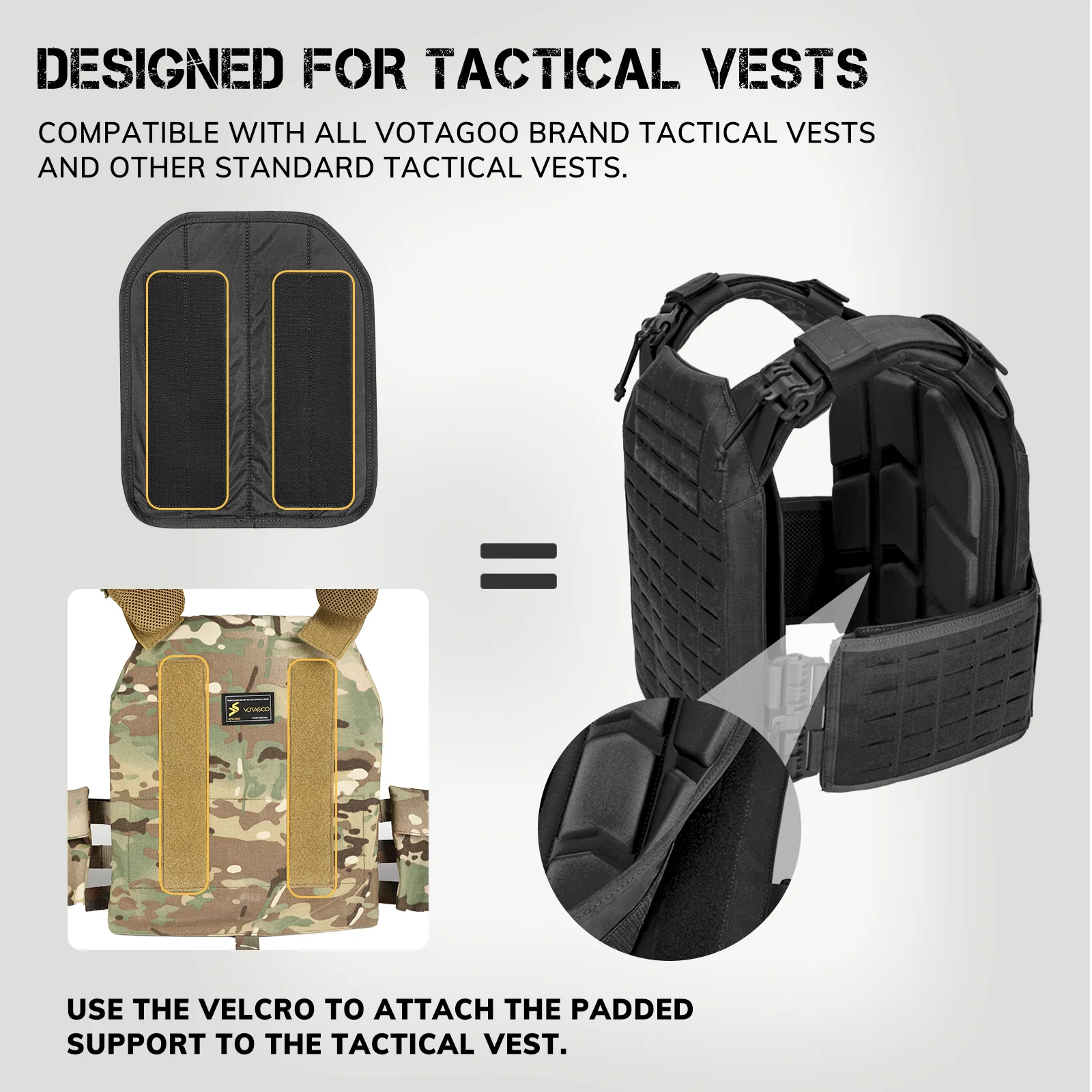 VOTAGOO® Tactical Vest Pad (2 Pcs) - Image 9