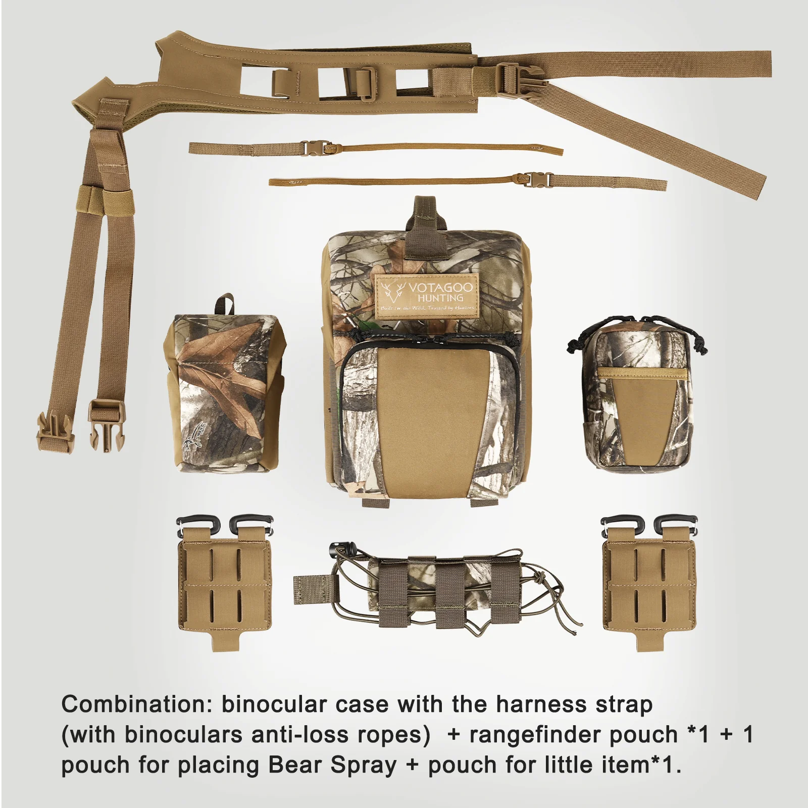 VOTAGOO® Binocular Harness Case Bino Chest Pack - Image 14