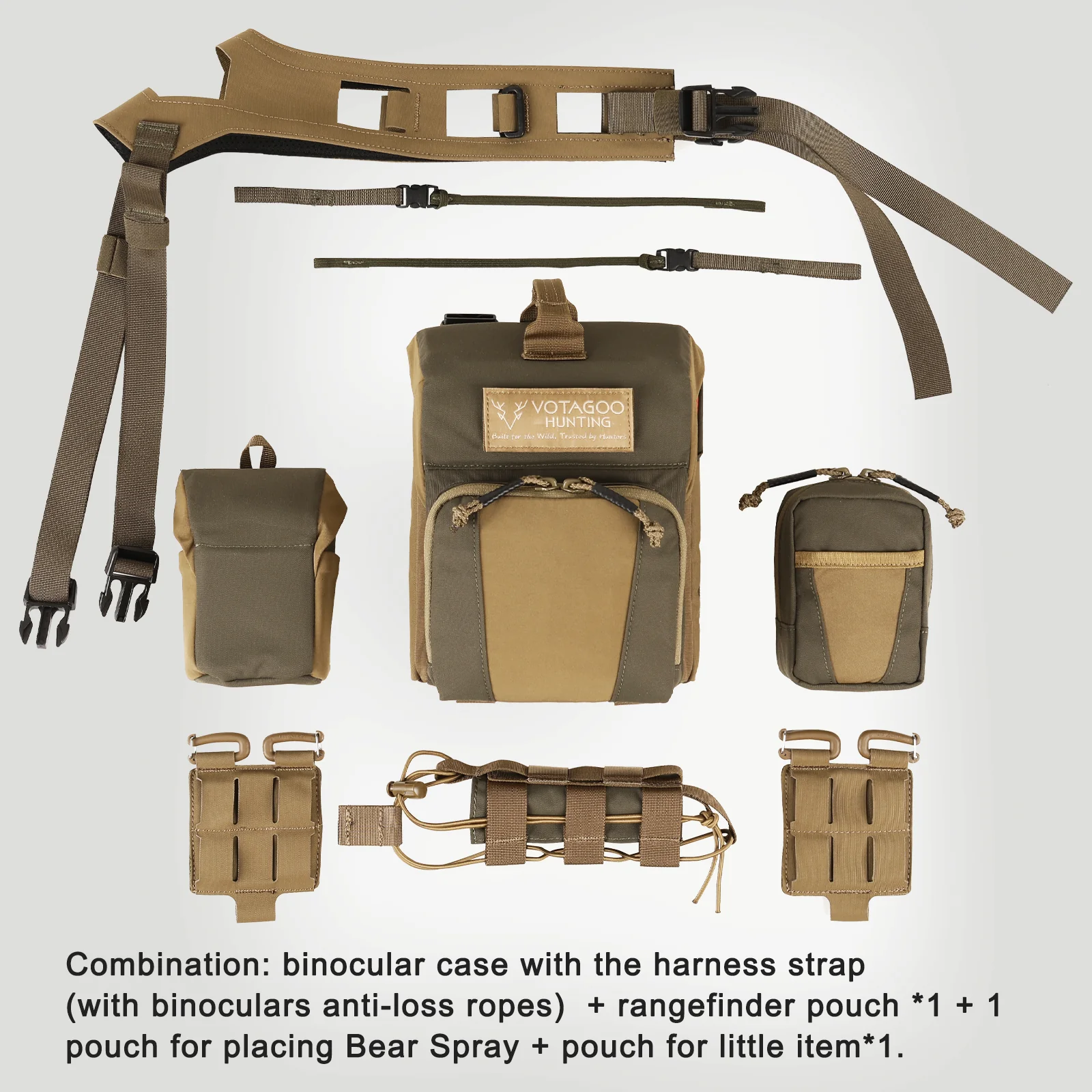 VOTAGOO® Binocular Harness Case Bino Chest Pack - Image 2