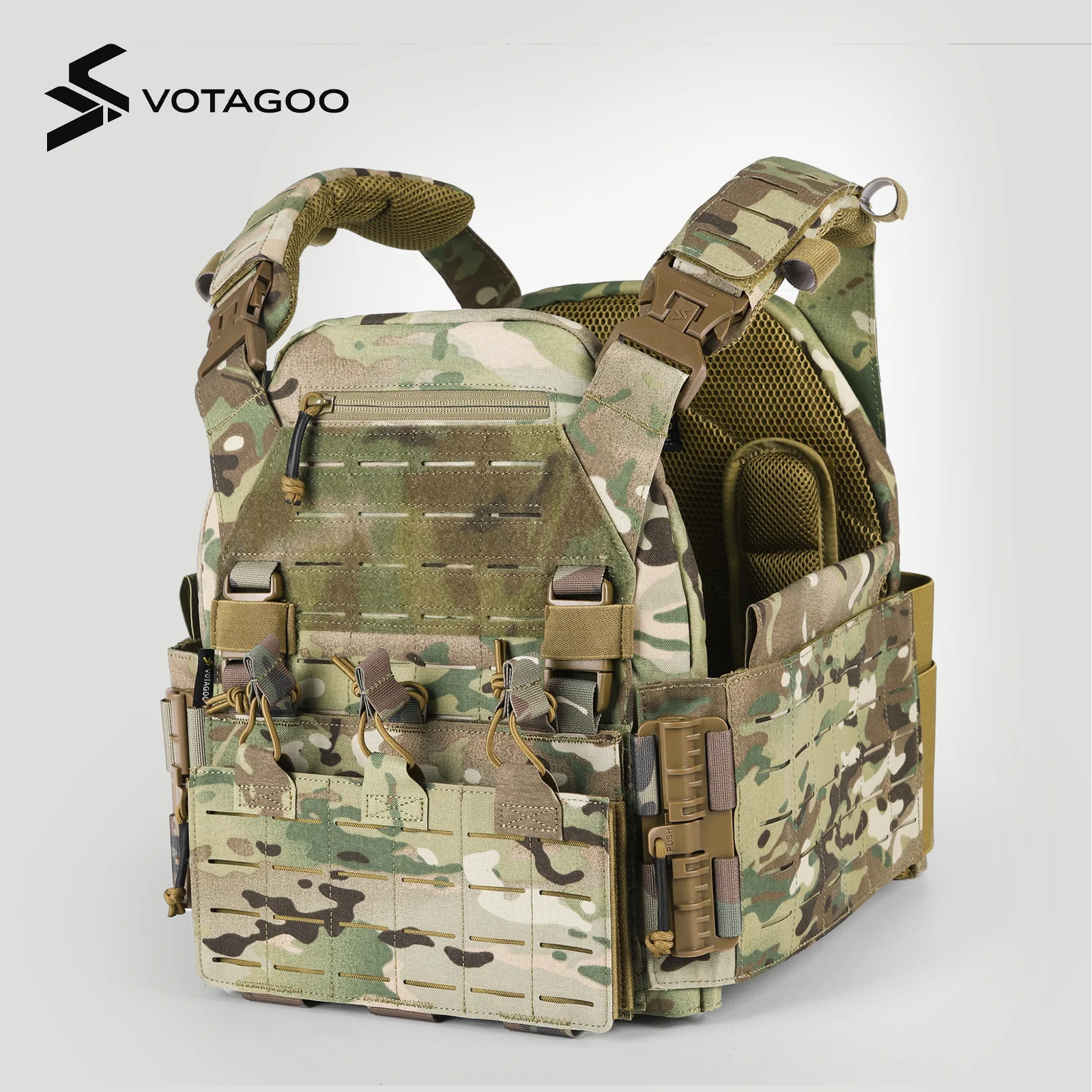 VOTAGOO® Quick Release Lightweight Tactical Vest - Image 10