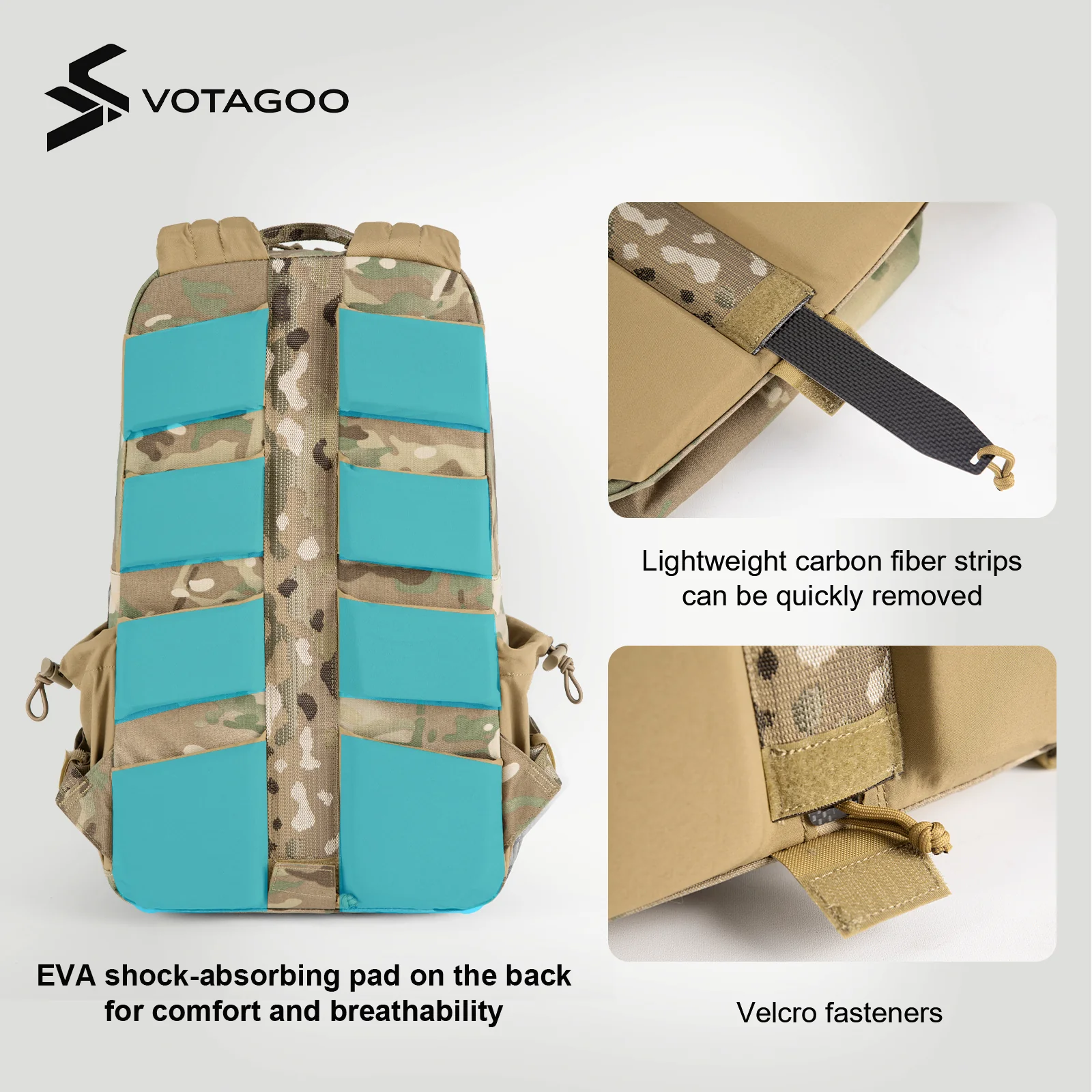 VOTAGOO® Tactical Backpack with Carbon Frame - Image 6
