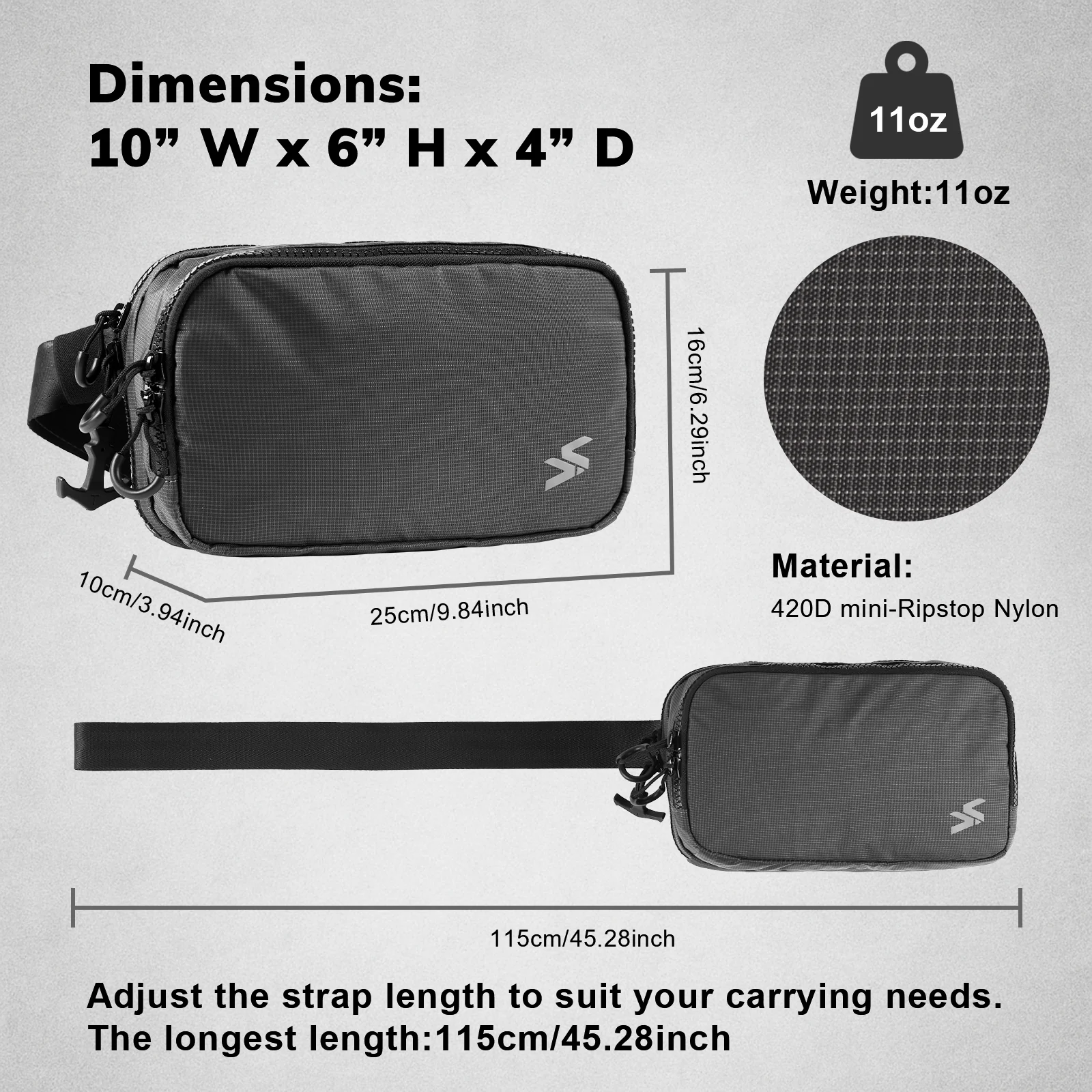 VOTAGOO® Concealed Carry Waist Bag - Image 10