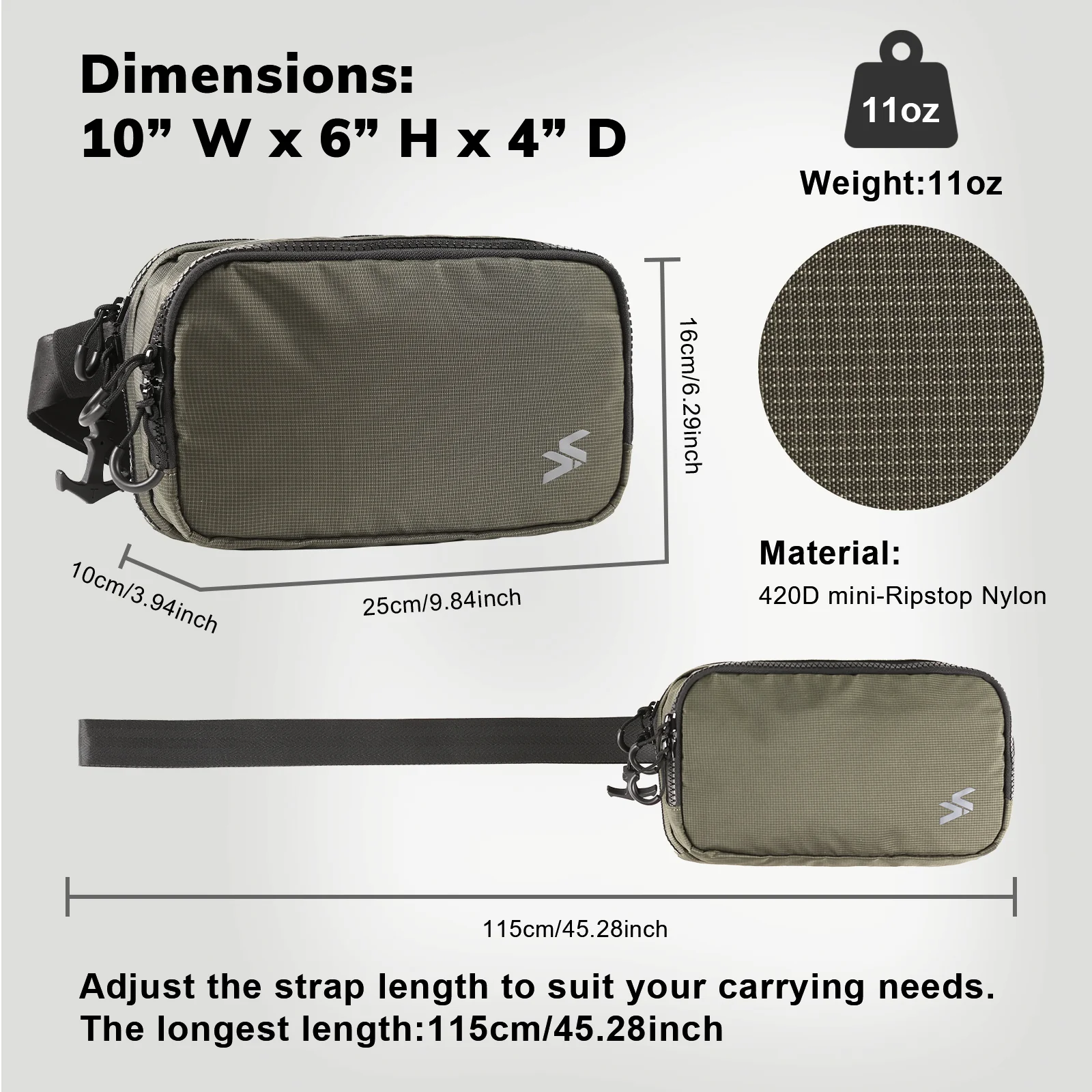 VOTAGOO® Concealed Carry Waist Bag - Image 15