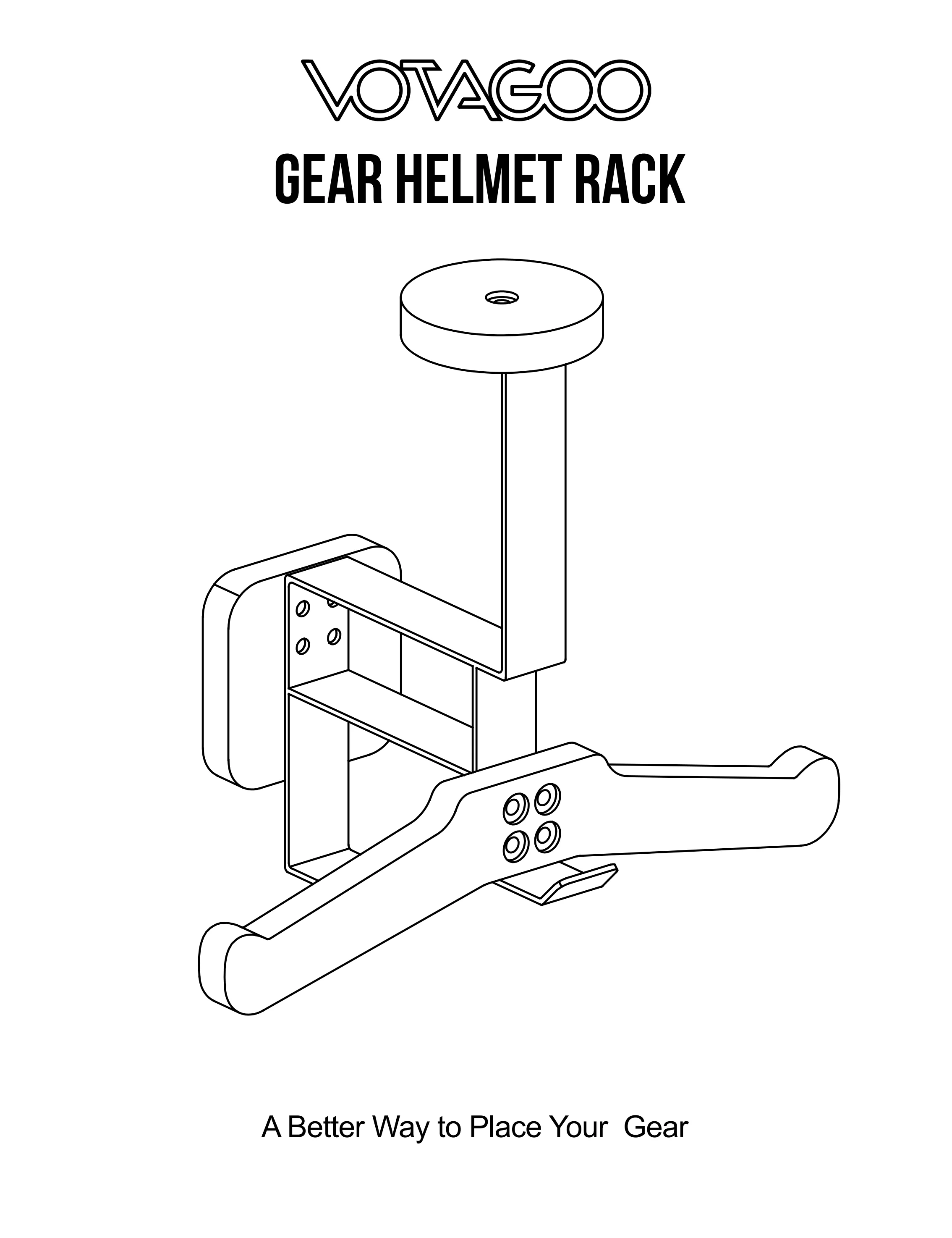 VOTAGOO Gear Helmet Rack - Image 15
