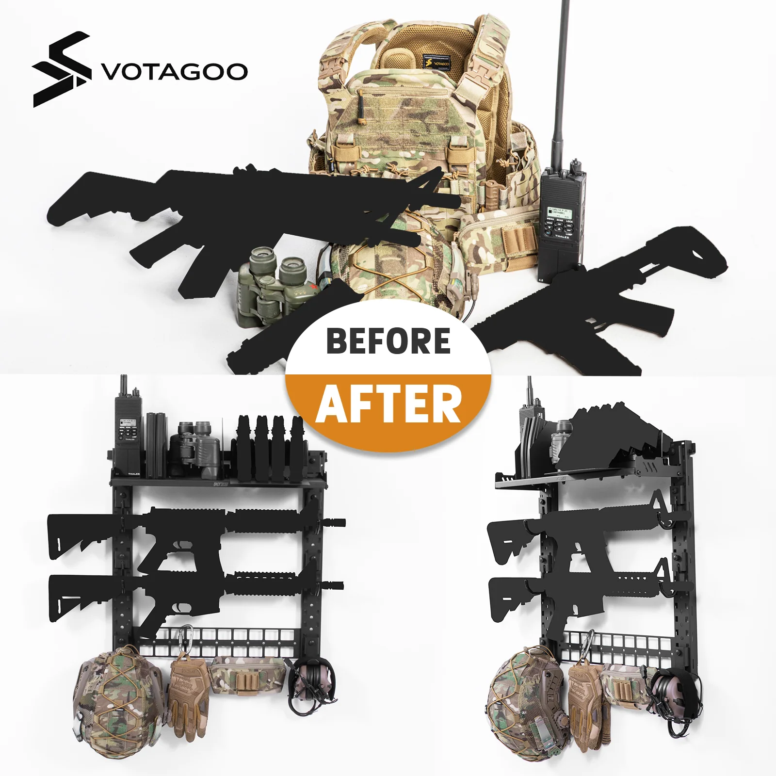 VOTAGOO® Gun Rack for Wall - Image 4