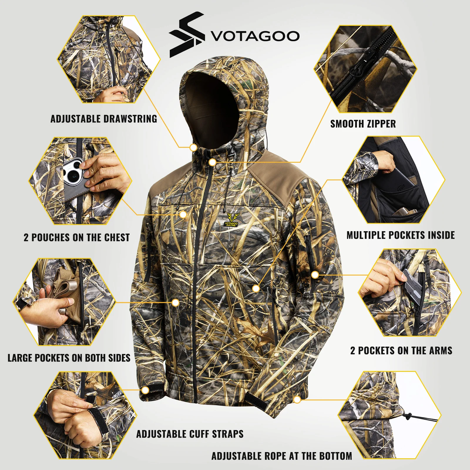 VOTAGOO® Quiet Hunting Jacket - Image 8