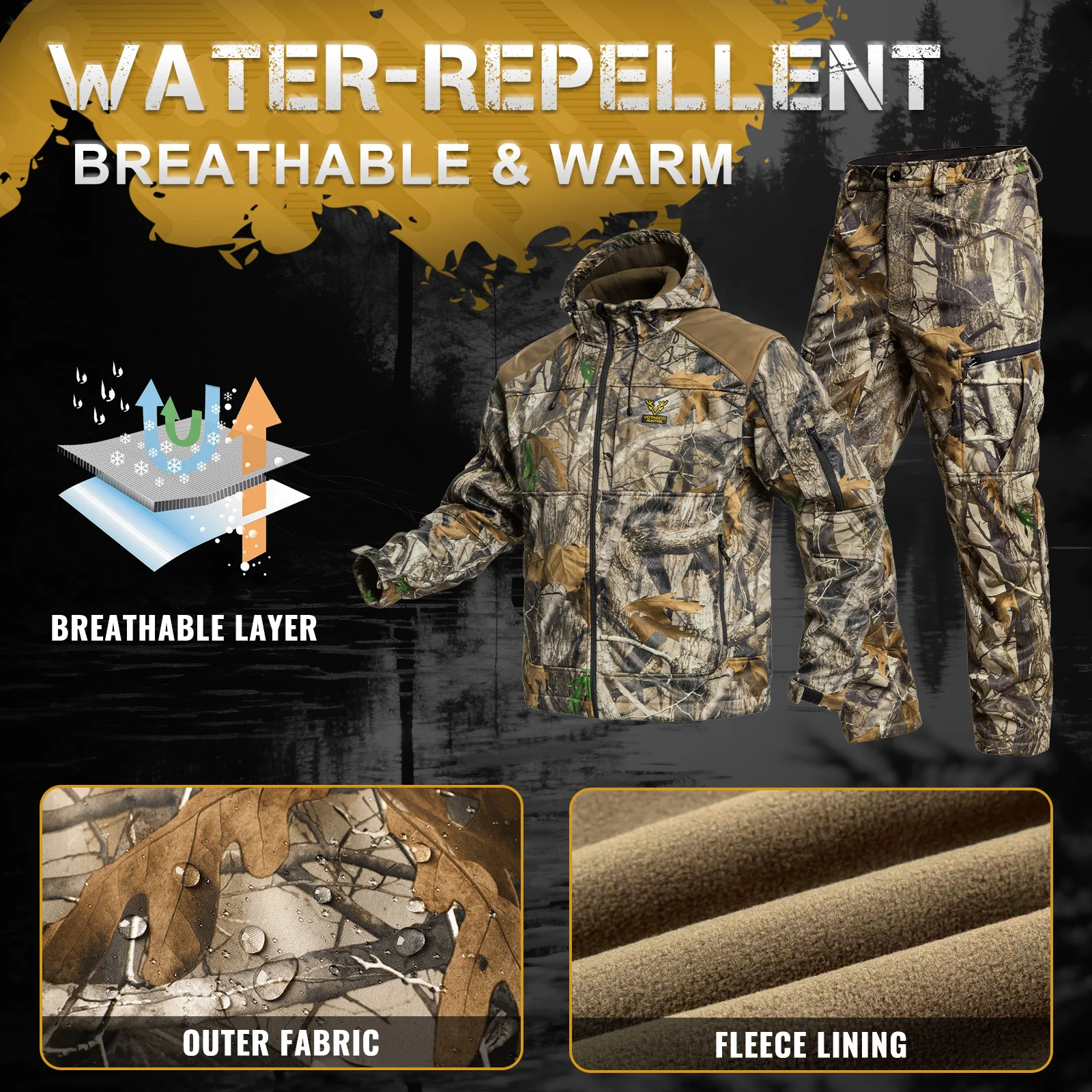 VOTAGOO® Quiet Hunting Suit - Image 15